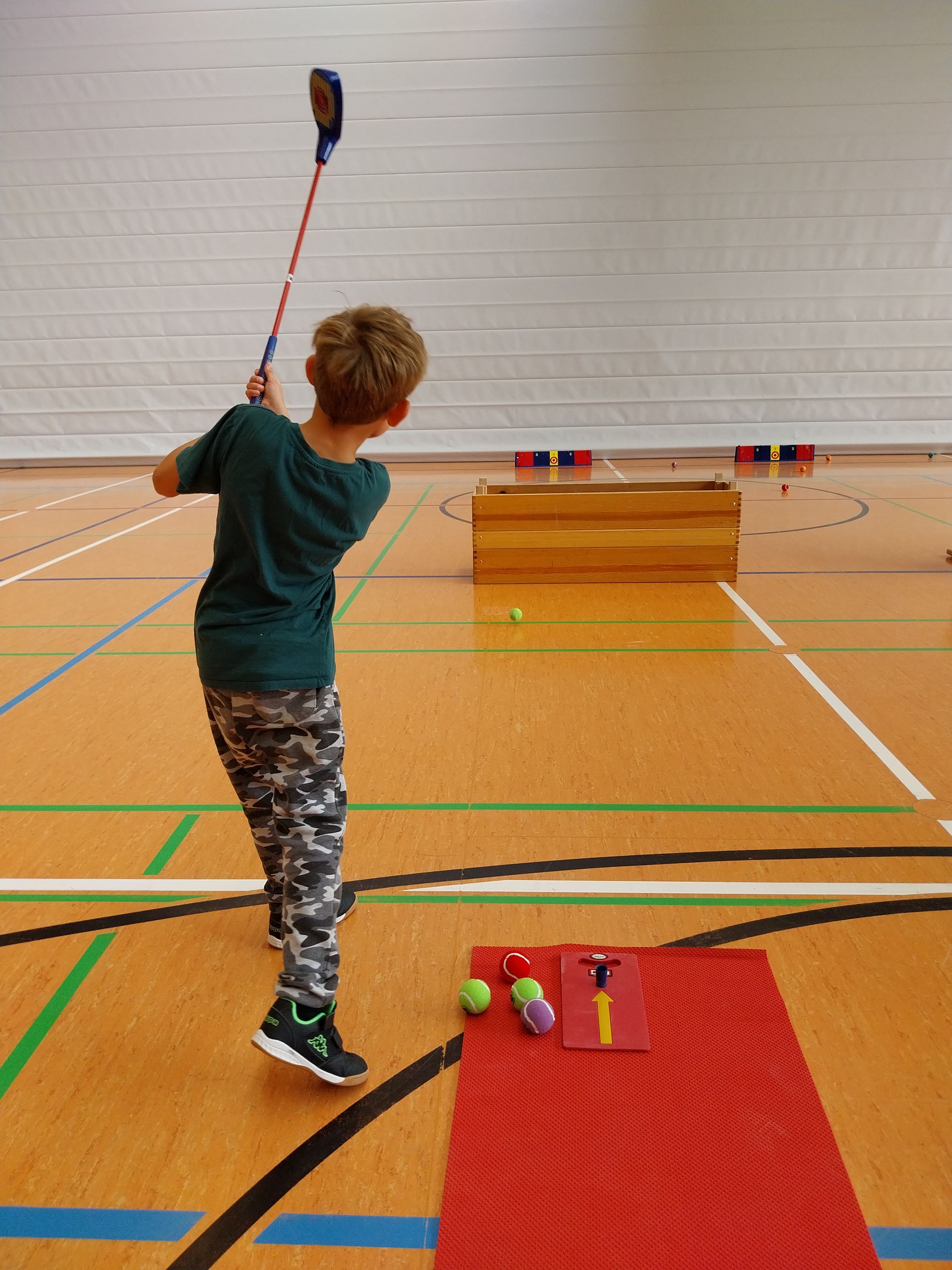 Golf an der Schule