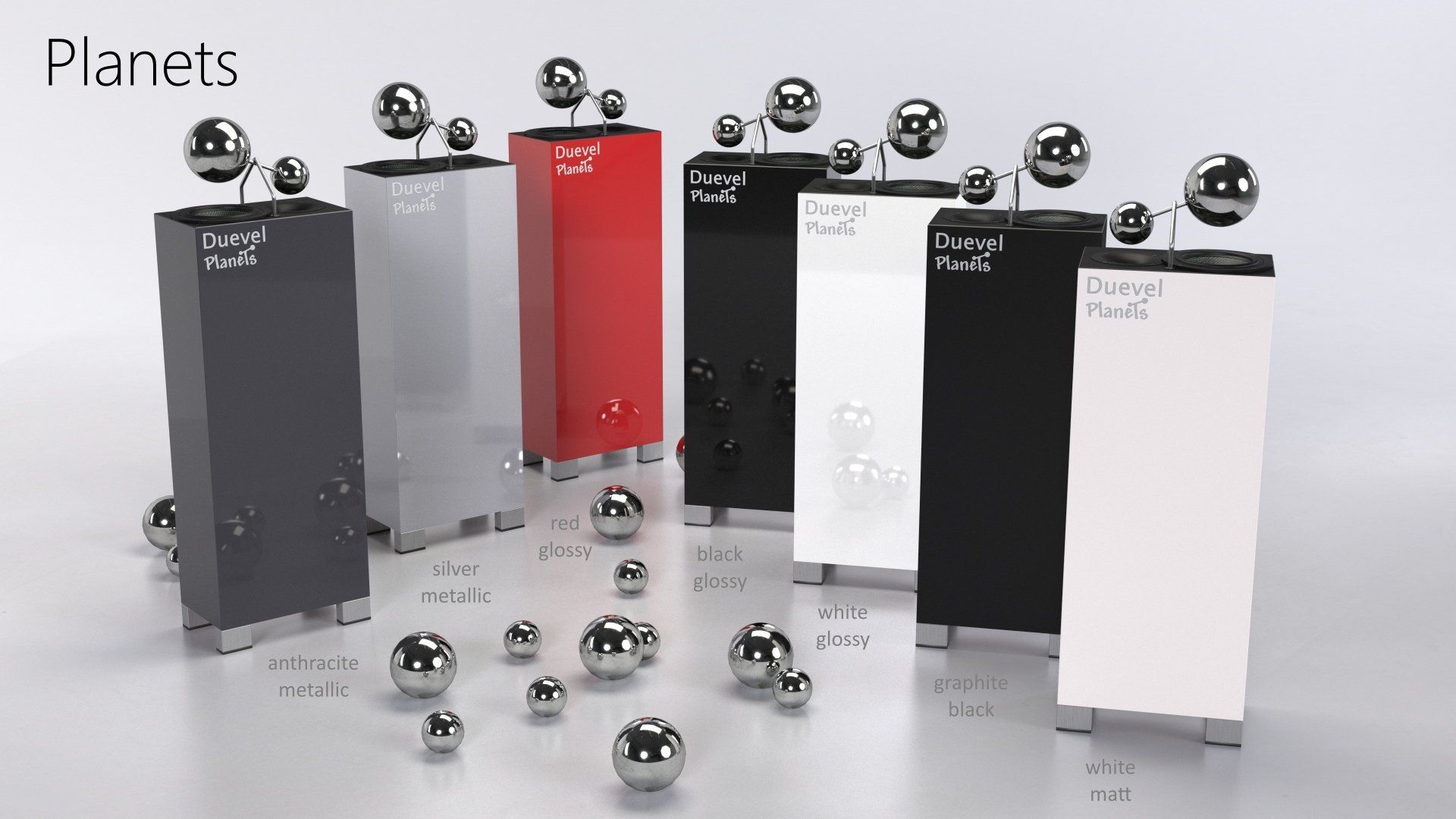 Duevel Planets - omnidirectional highend audio home speakers Loudspeakers Planets