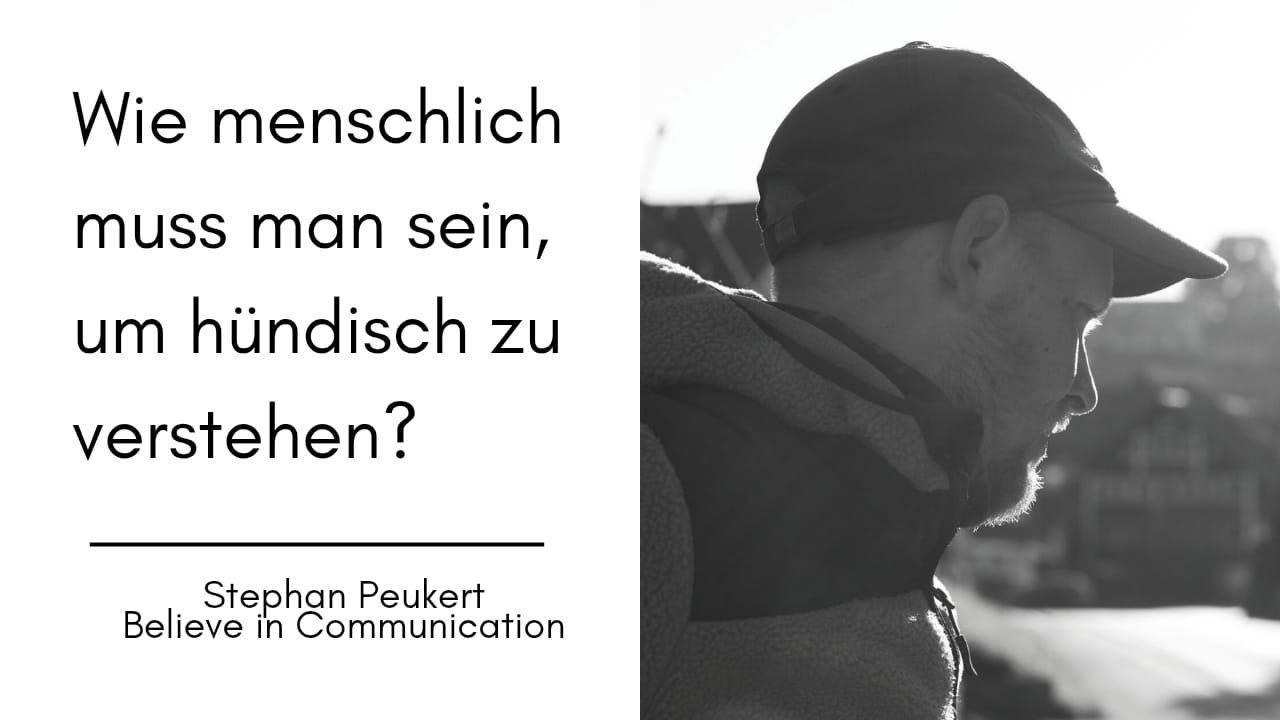 Stephan Peukert, Kommunikation die Mensch und Hund verbindet, schwarz weiss, mit Hunden leben, Hunde Blog, Fotografie