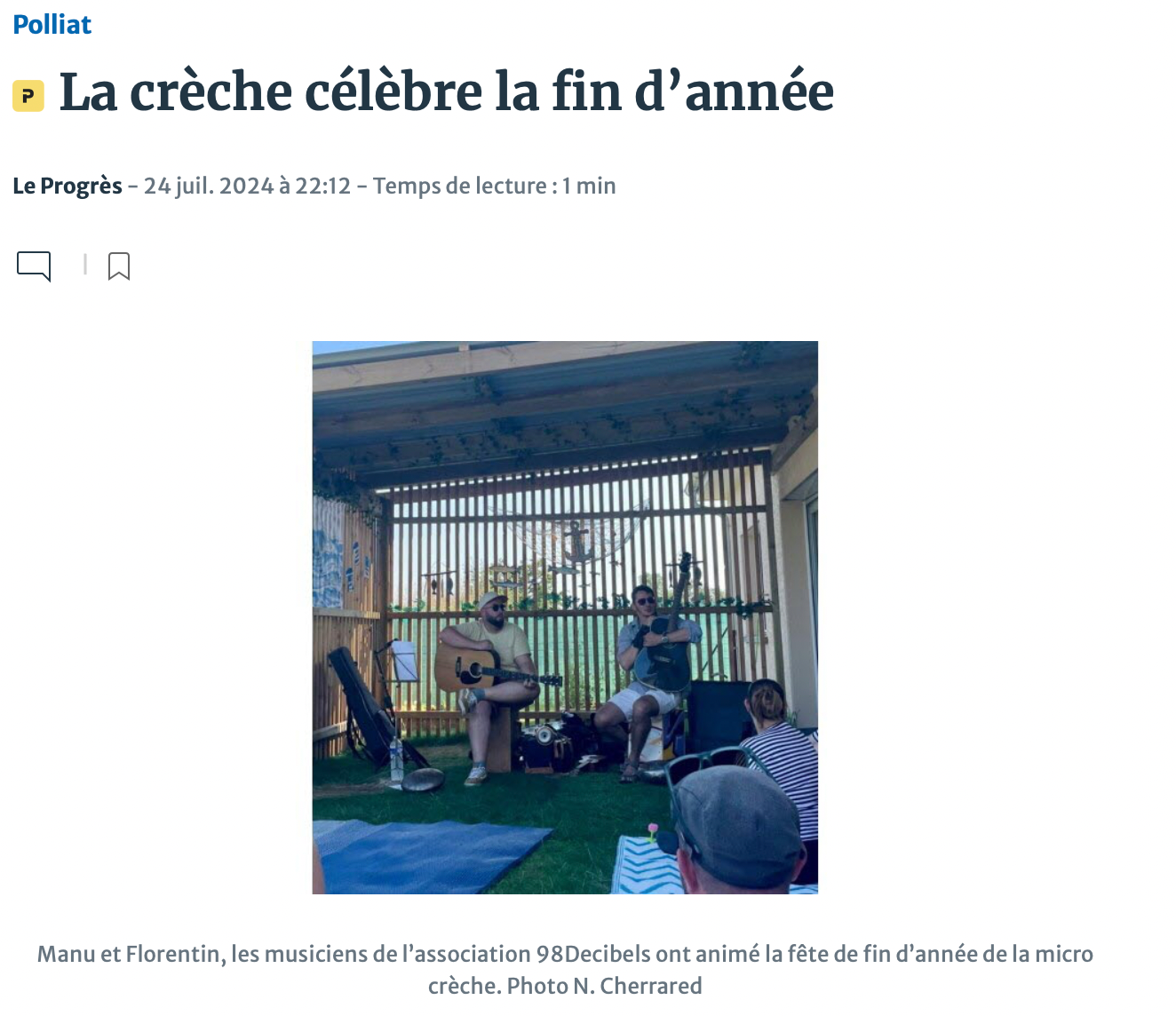 Micro-crèche L’Enfantine Polliat fin d’année 2024 activités enfants éveil social et ludique