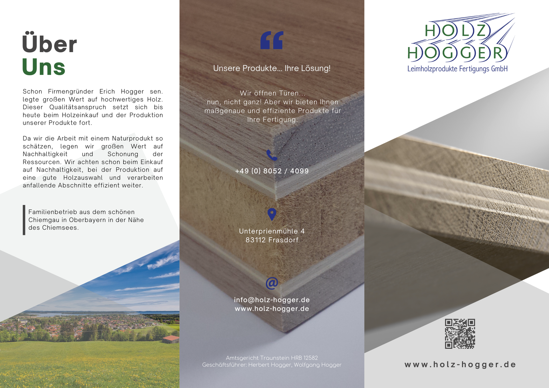 Neuer Flyer Holz-Hogger, Über uns