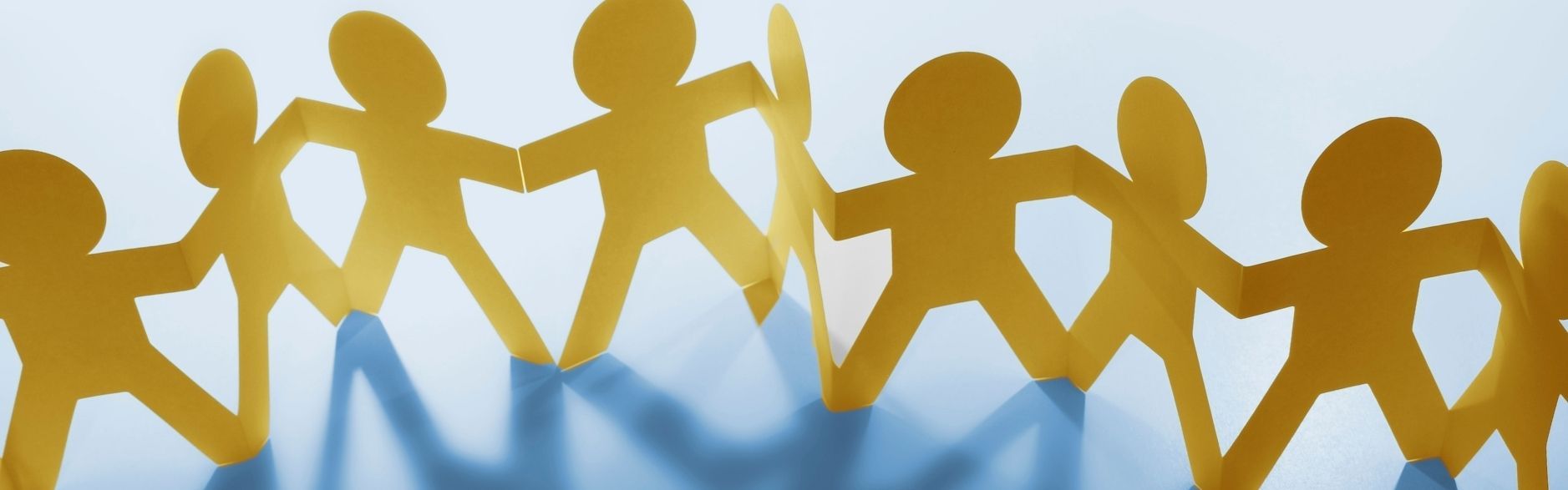 Teamentwicklung Sinnbild mit Post-its