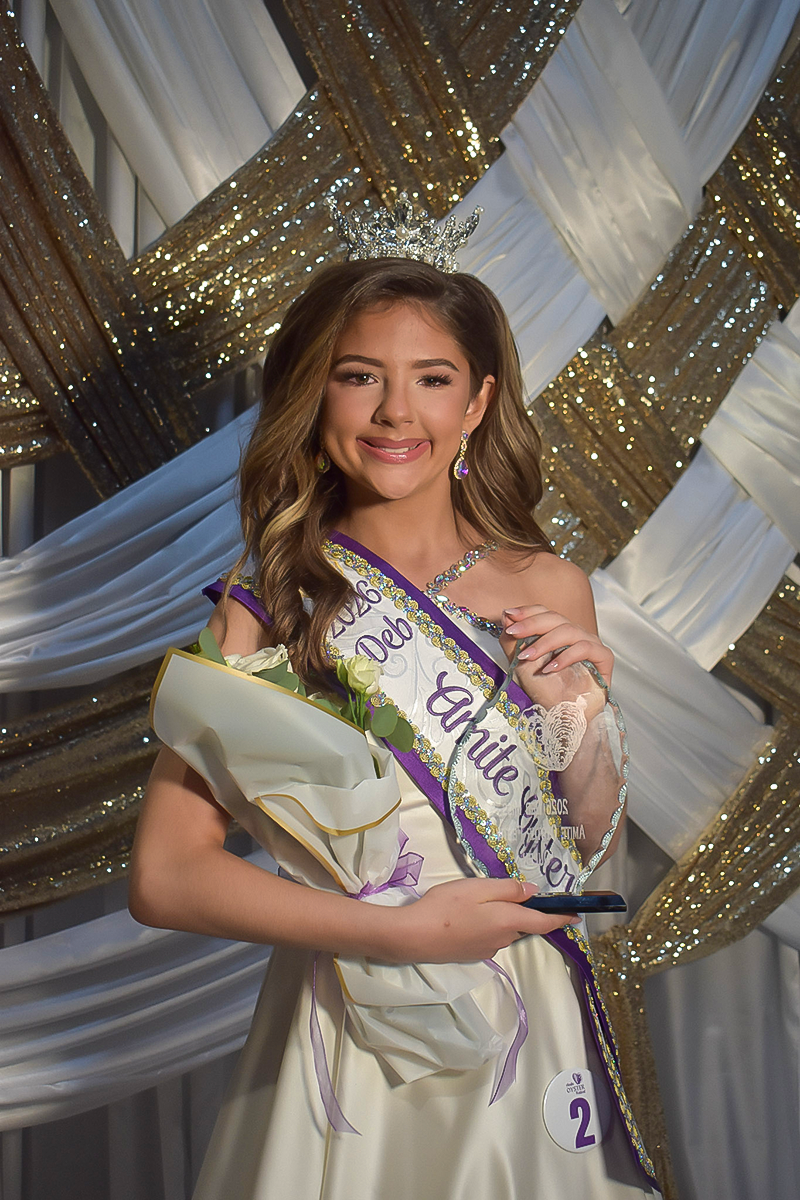 2025 Deb Miss Oyster Queen Colbee Faith Ragusa