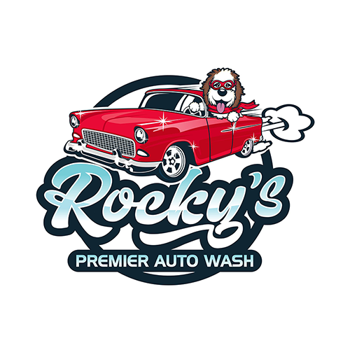 Rocky's Car Wash Logo