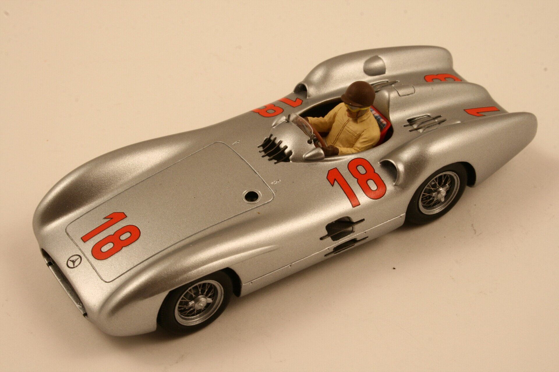 1954 Fangio Mercedes W196 GP Francia, 1º