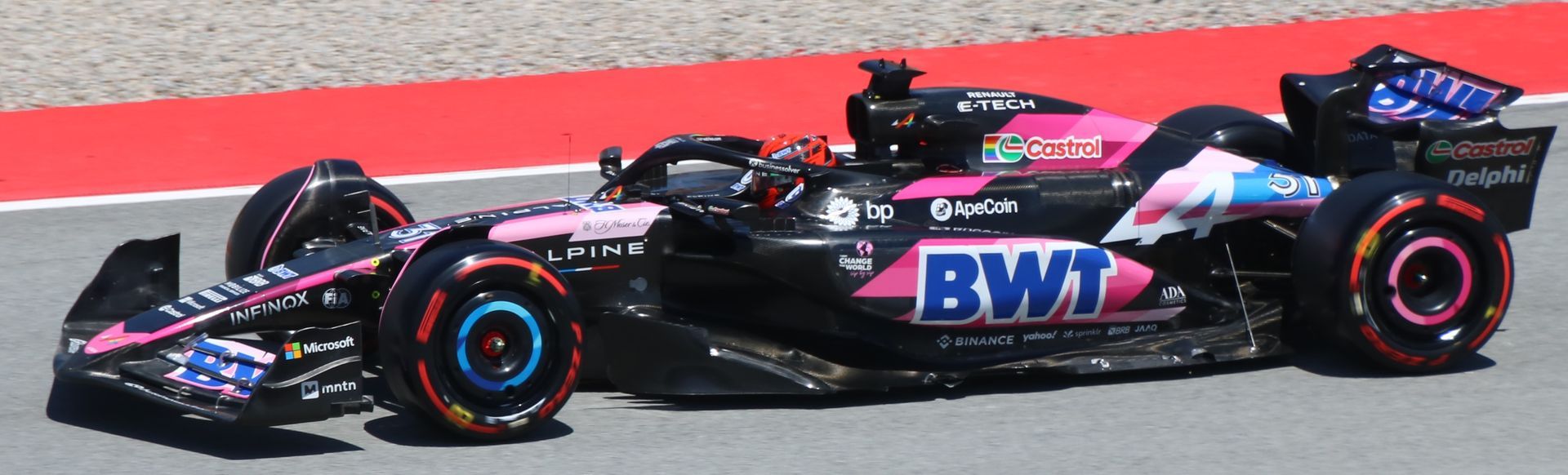 Gasly. Alpine A524 Renault