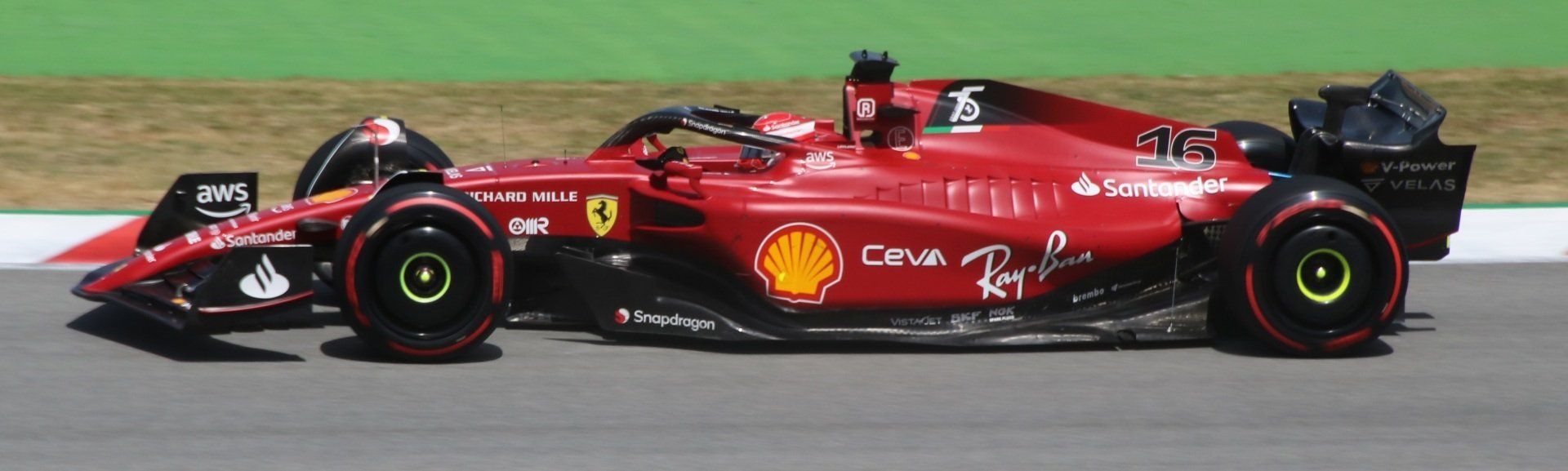 Leclerc Ferrari F1-75 Ferrari