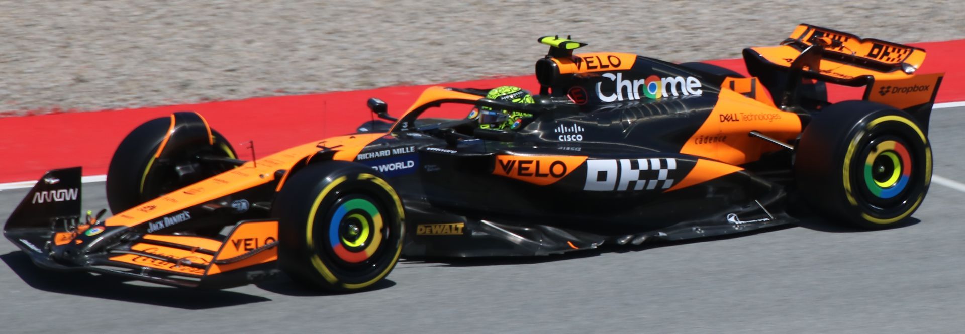 Norris. McLaren MCL38 Mercedes