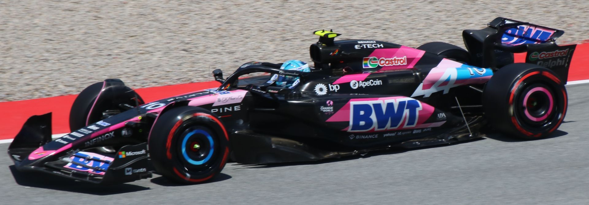 Ocon. Alpine A524 Renault