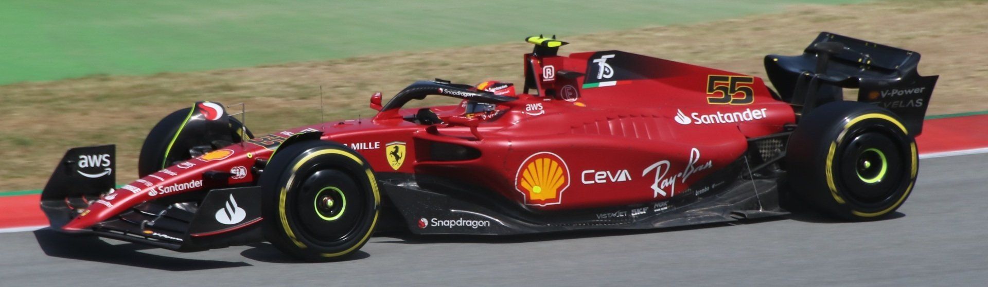 Sainz Ferrari F1-75 Ferrari