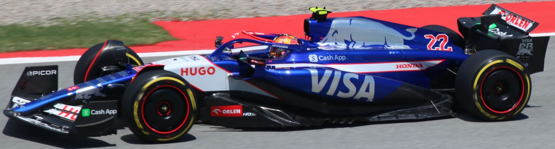 Tsunoda.Visa Cash App RB VCARB 01 Honda