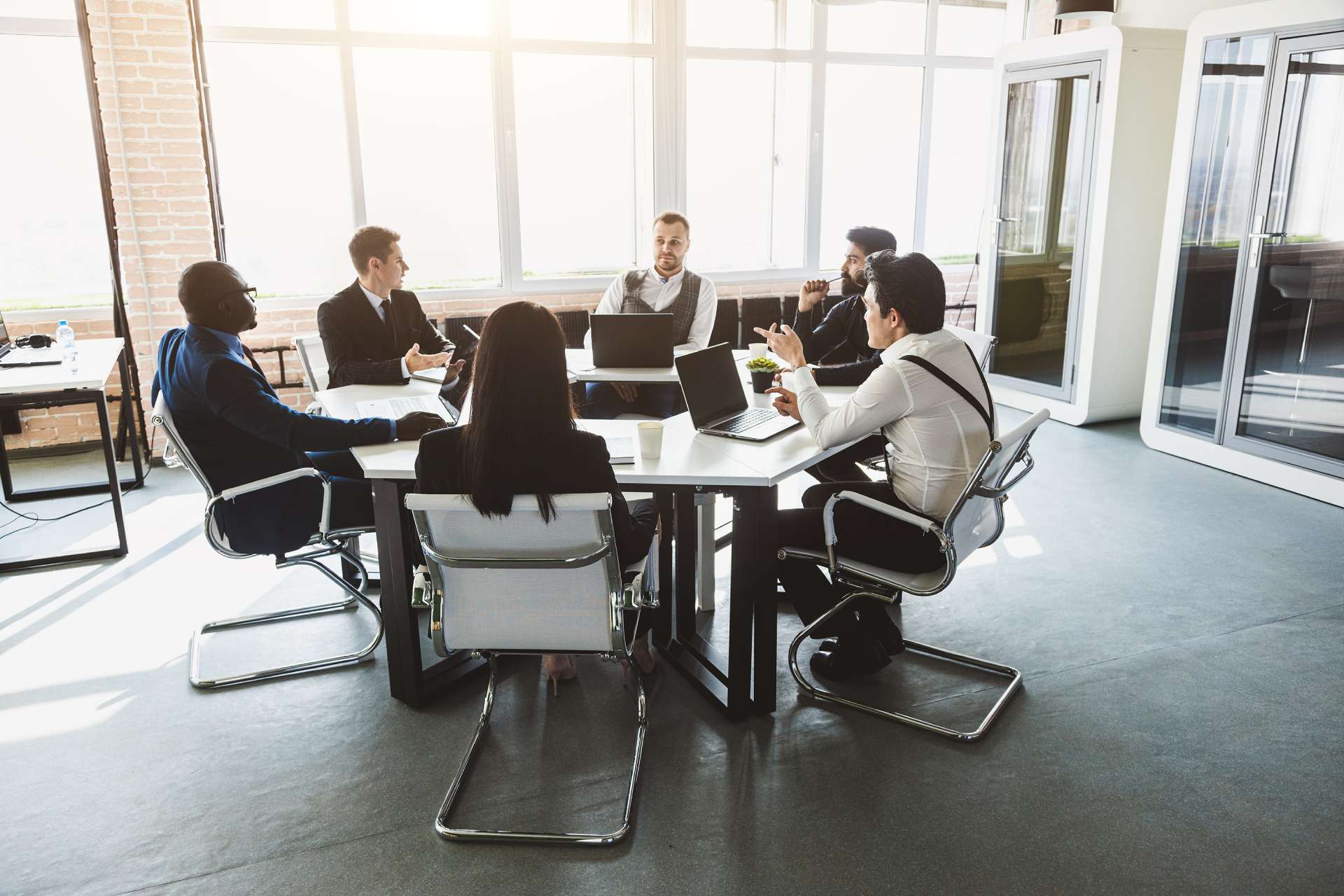 image of persons in a round table