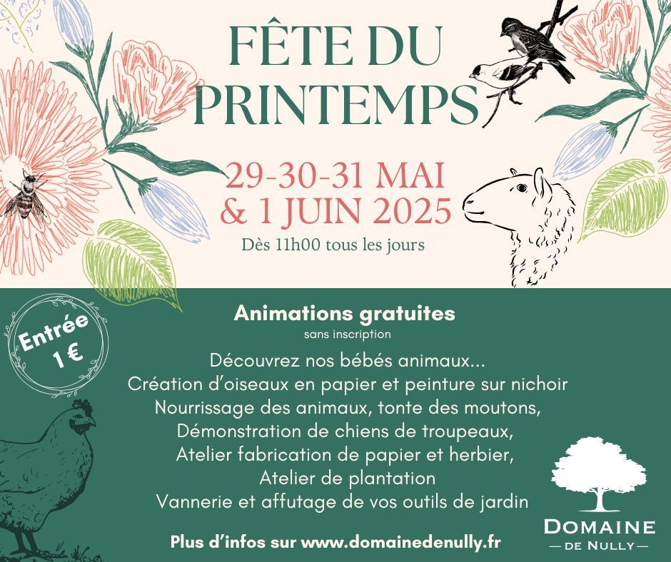 Fête du printemps - Domaine de nully