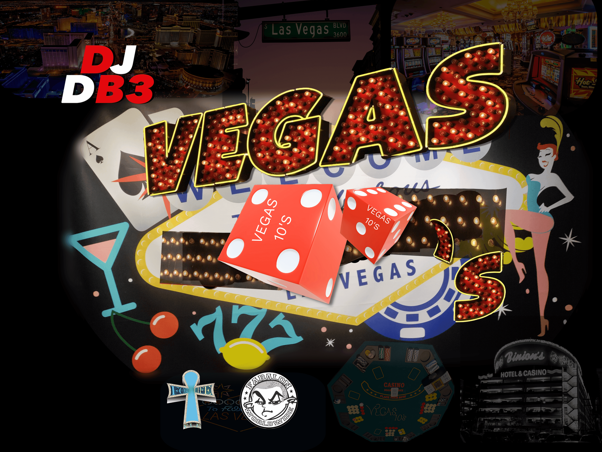 Listen To Vegas 10's Dj DB-3 single 'Vegas 10's' album artwork.