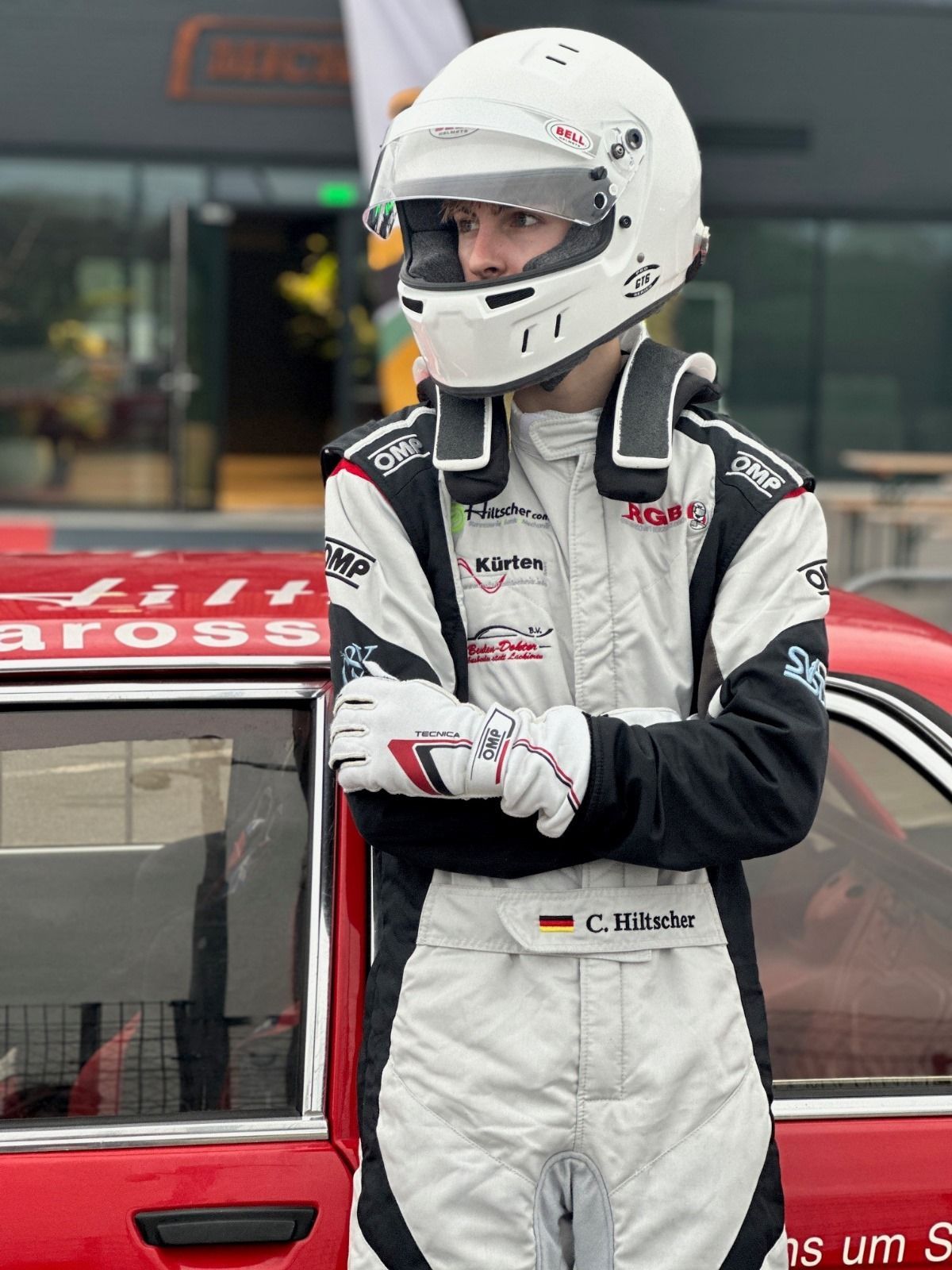 bestickter Rennanzug (feuerresitenter Stick)