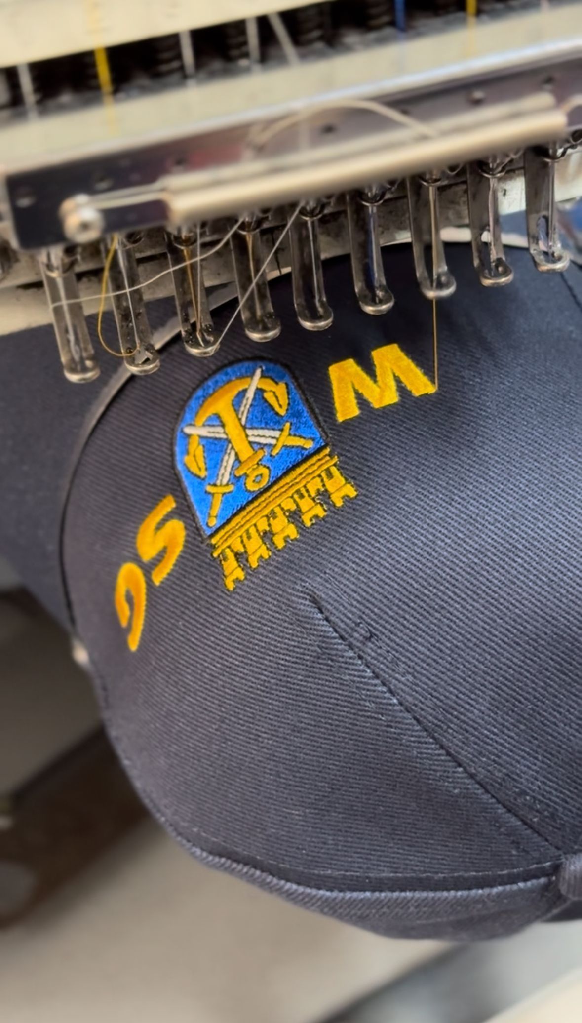 Stickmaschine, Stickerei