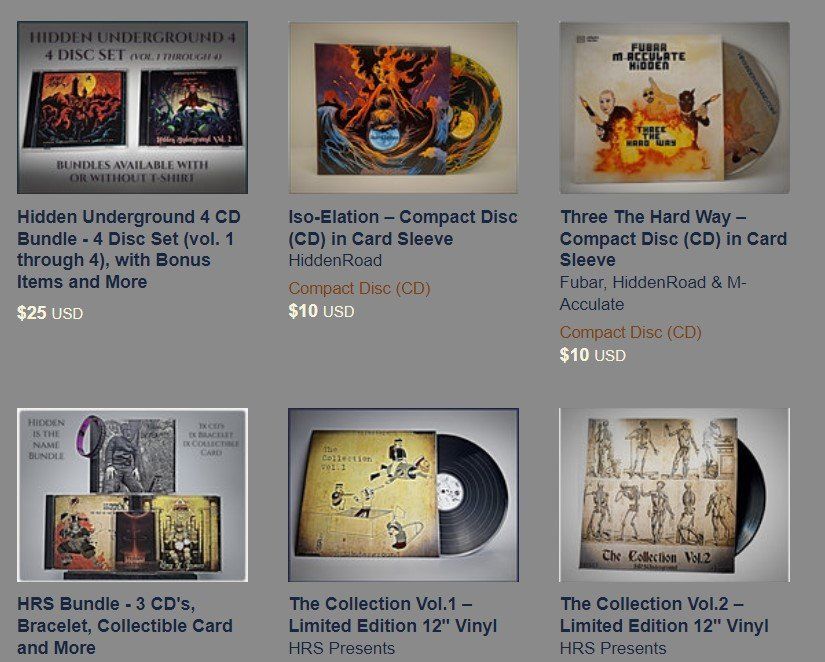 HRS Merch & CD's