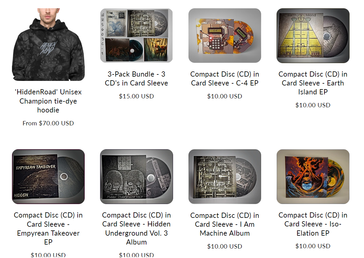 HRS Merch & CD's