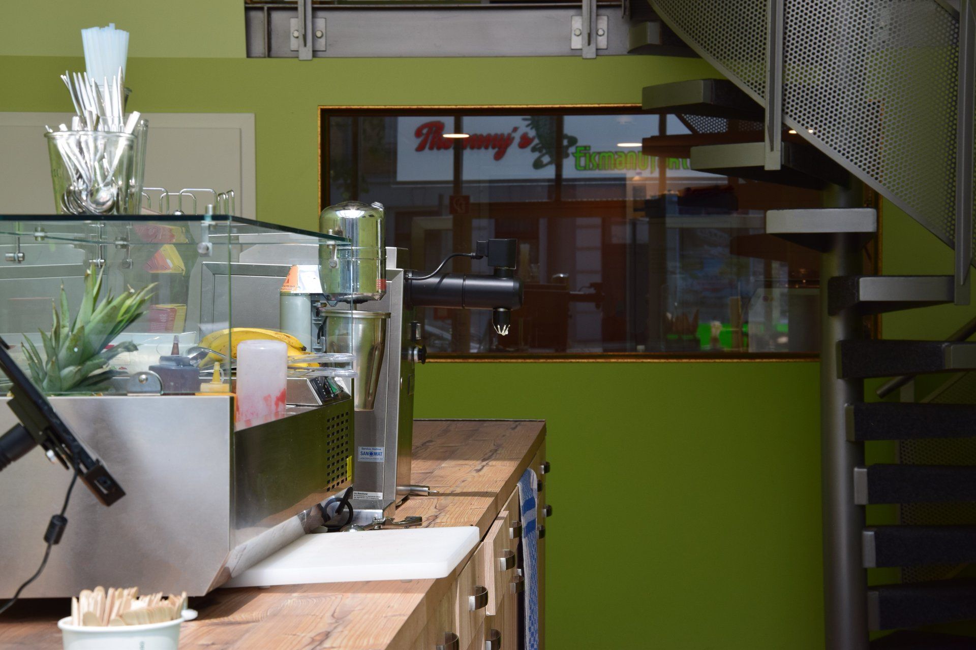 Schaufenster - so wird Eis gemacht