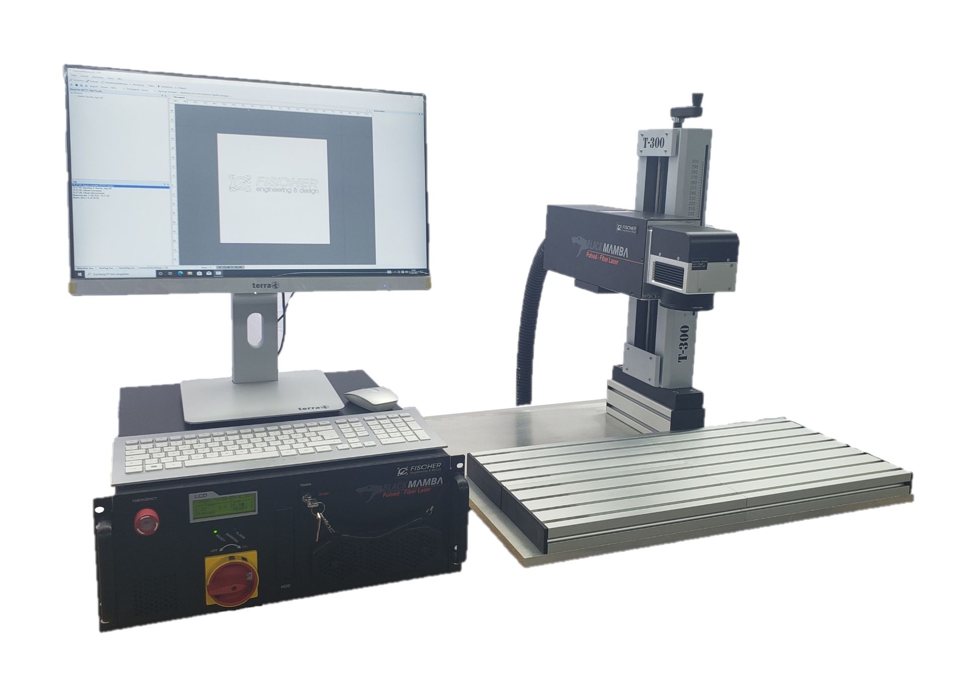 Integrationslaser Black Mamba. Beschriftungslaser für die Integration.