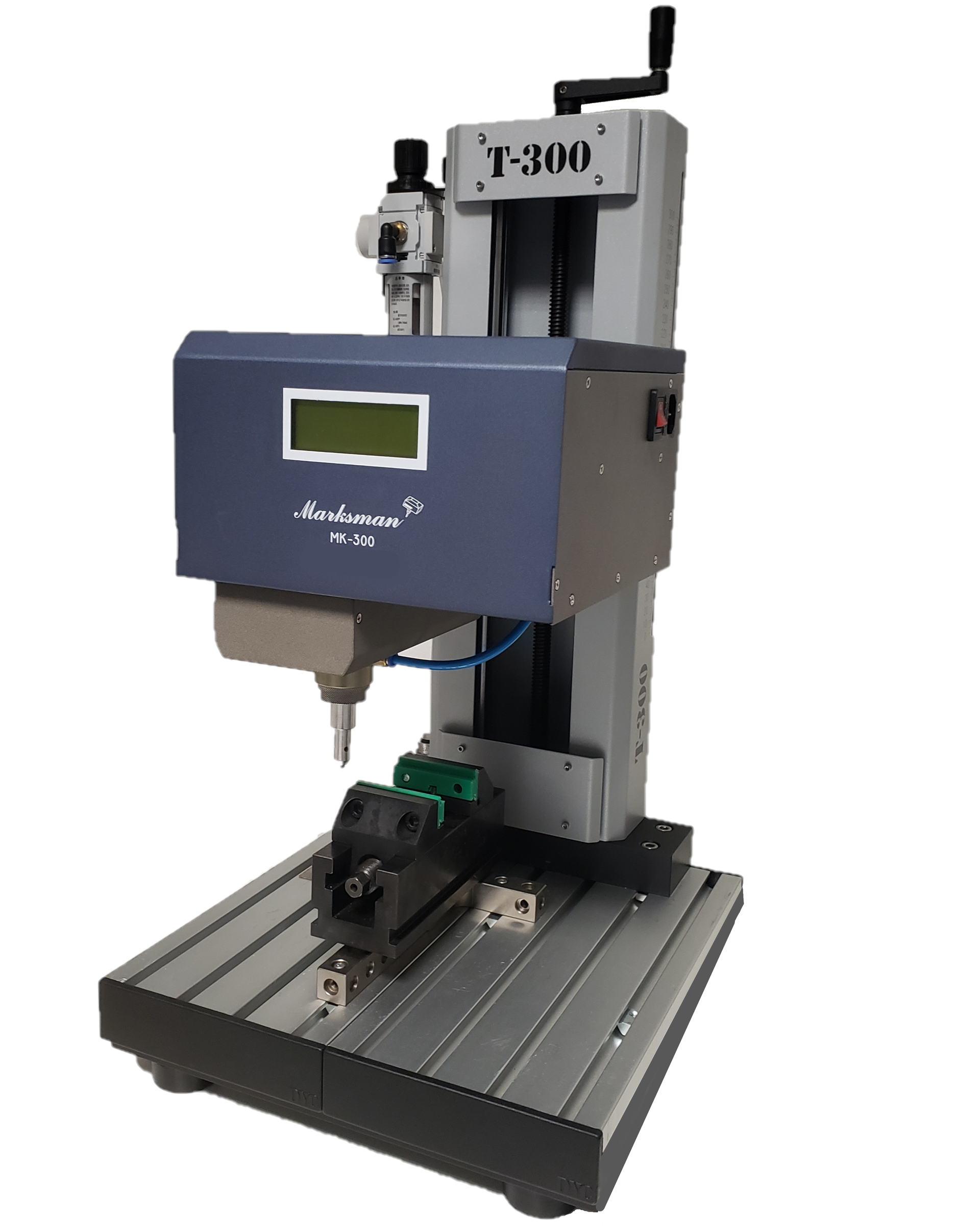 Nadelpräger MK-300 als Einzelarbeitsplatzlösung.