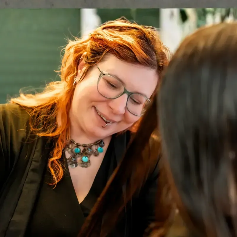 Sabine Grodd Porträt Team Cosmohead Fiseur Leipzig Suedvorstadt