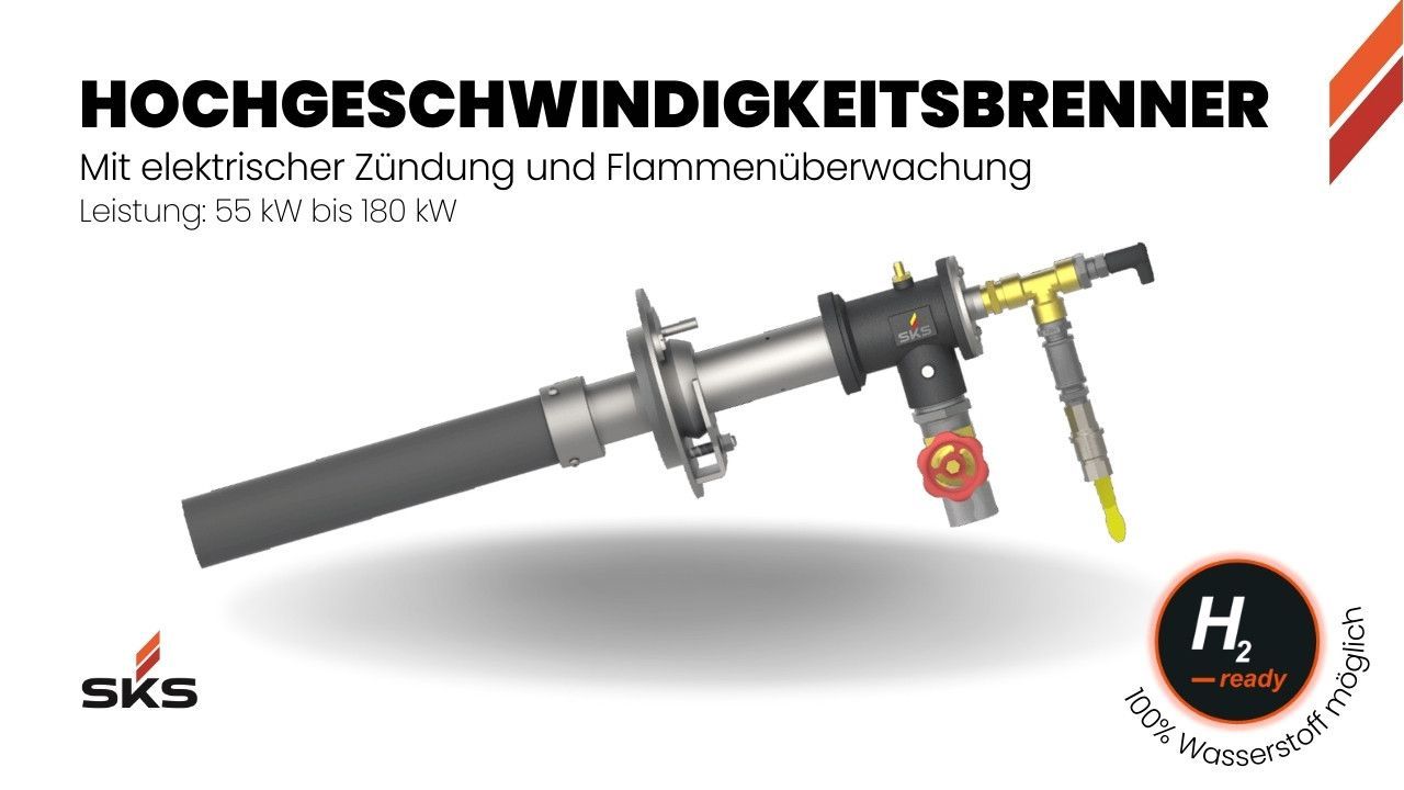 Hochgeschwindigkeits Gasbrenner Lanzenbrenner Lance burner SKS