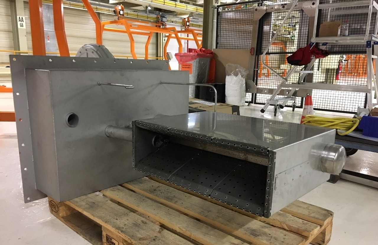 Gasflächenbrenner Anlage Wärmetechnik