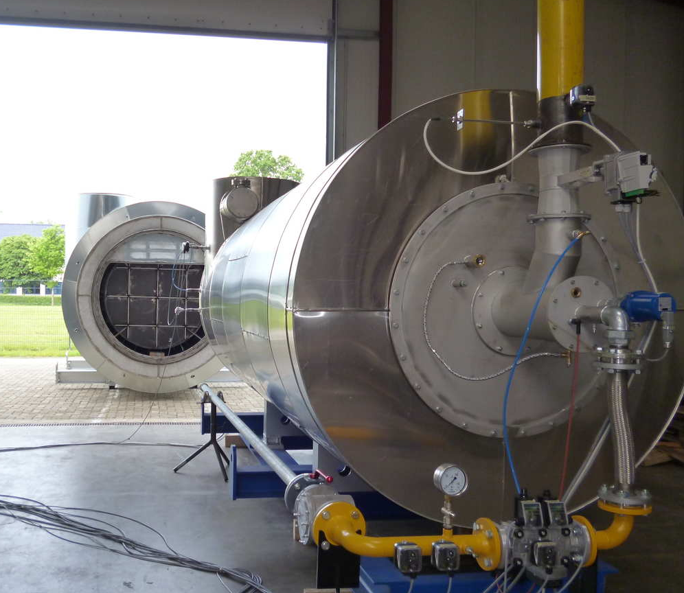 Heissgaserzeuger Anlage Wärmetechnik