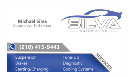 Silva Automotive Business Card 2022