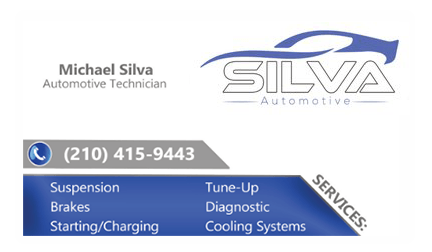 Digital Card Silva Automotive Business Card 2022