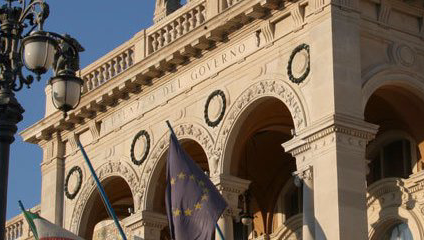 Regierungsgebäude in Triest Palazzo del Governo in Triest