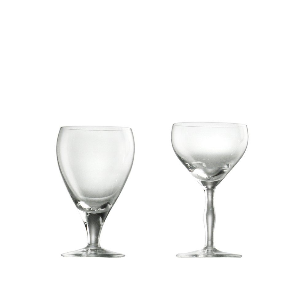 wasser- und weissweinglas