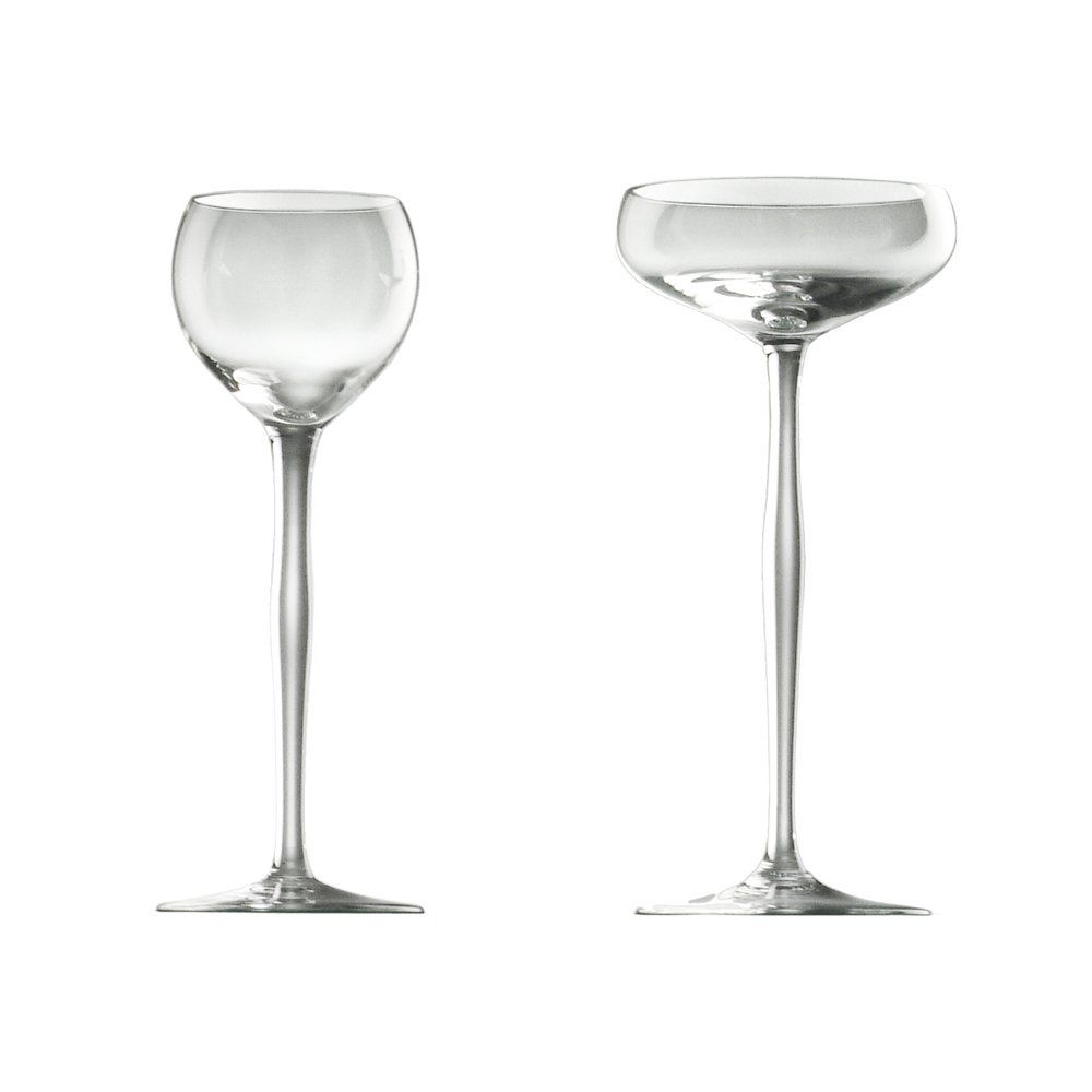 sektglas und sektschale