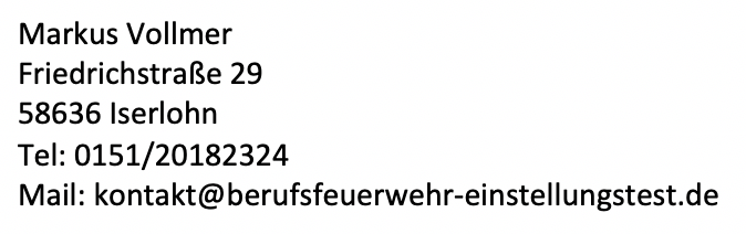 Feuerwehr Einstellungstest NRW Auswahlverfahren Feuerwehr NRW bestehen