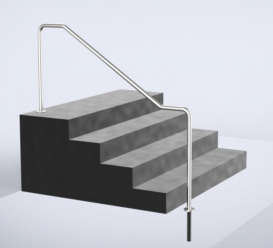 Montagefertige Handläufe Qualität Edelstahl