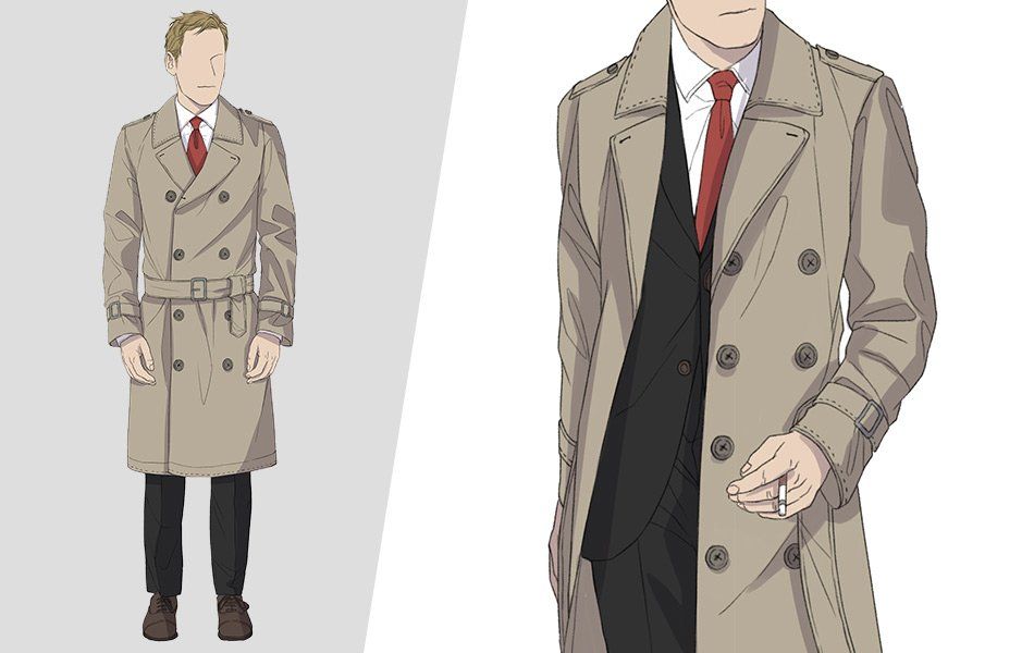 Man in a trench coat