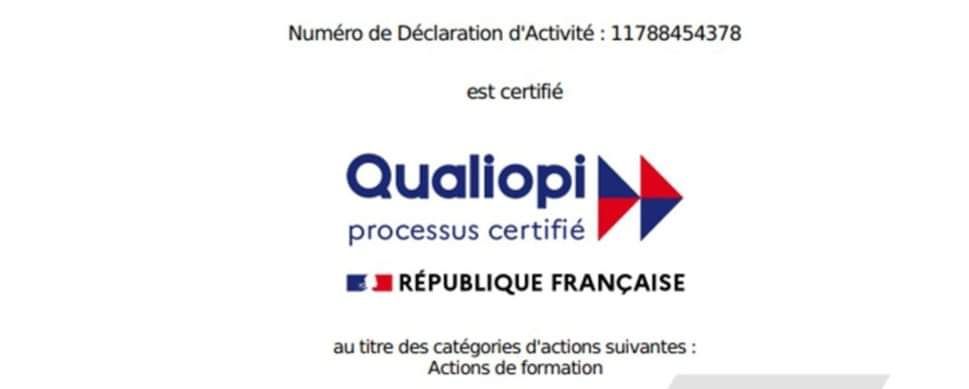 Certificat Qualiopi en téléchargement
