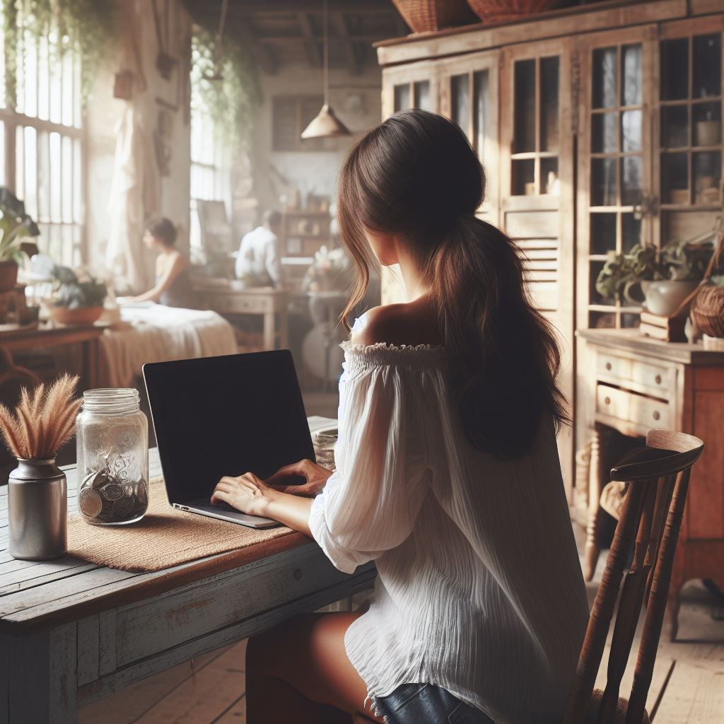 Blogging in Business farmer girl web design