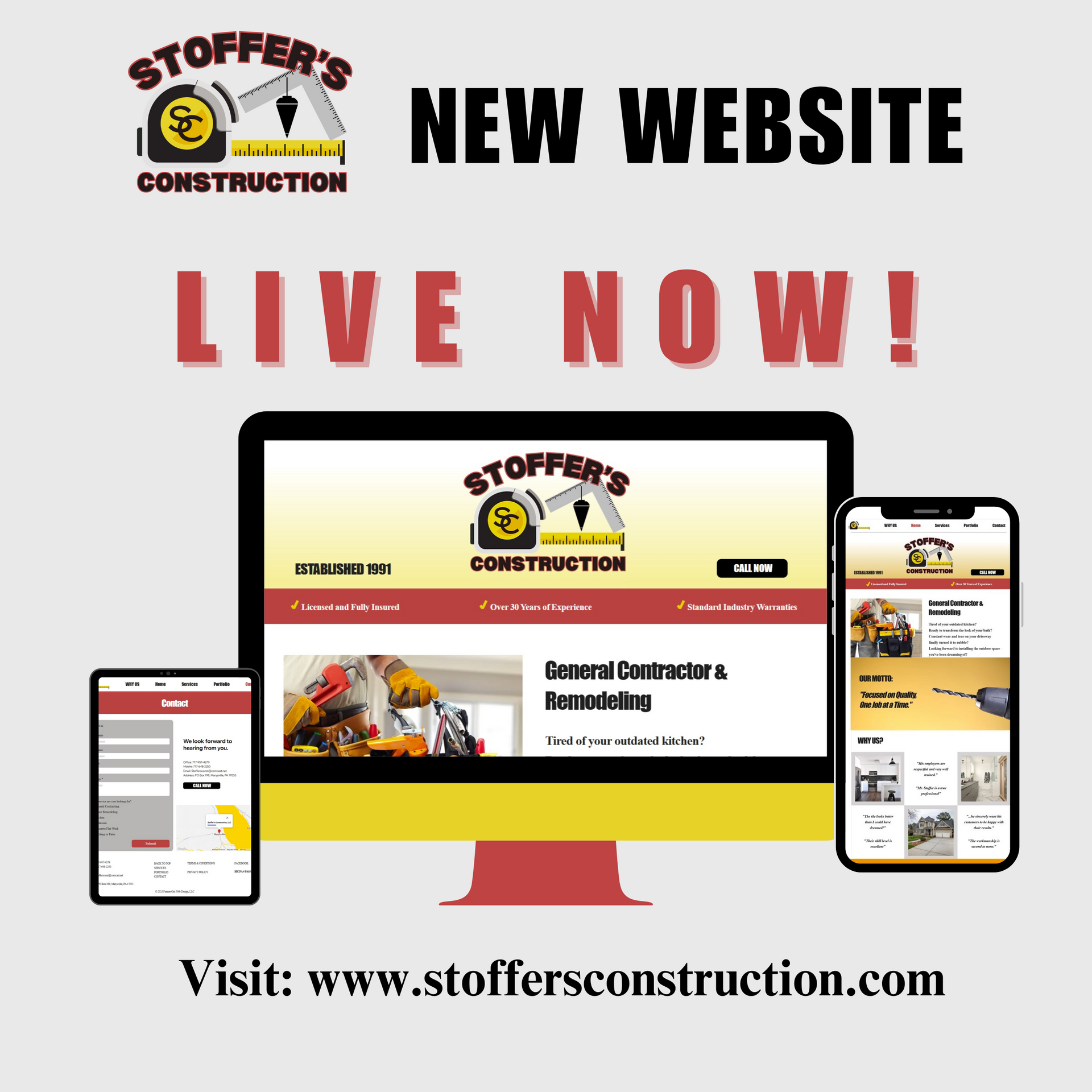 Stoffer's Construction logo