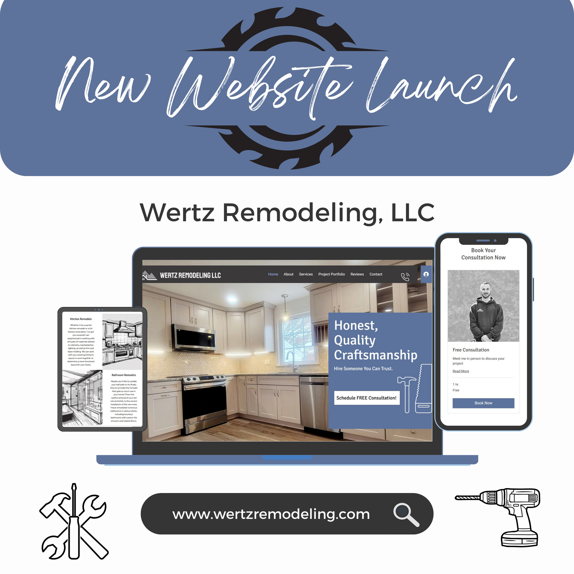 Wertz Remodeling logo
