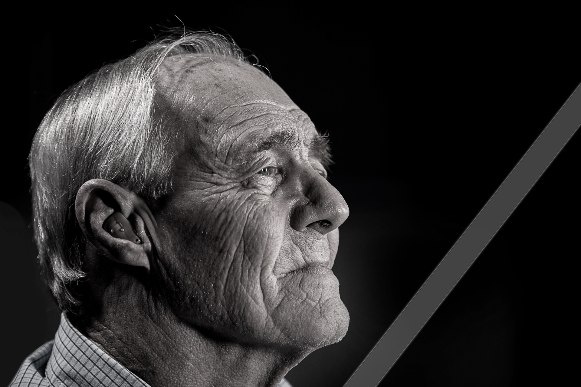 Mann in fortgeschrittenem Alter