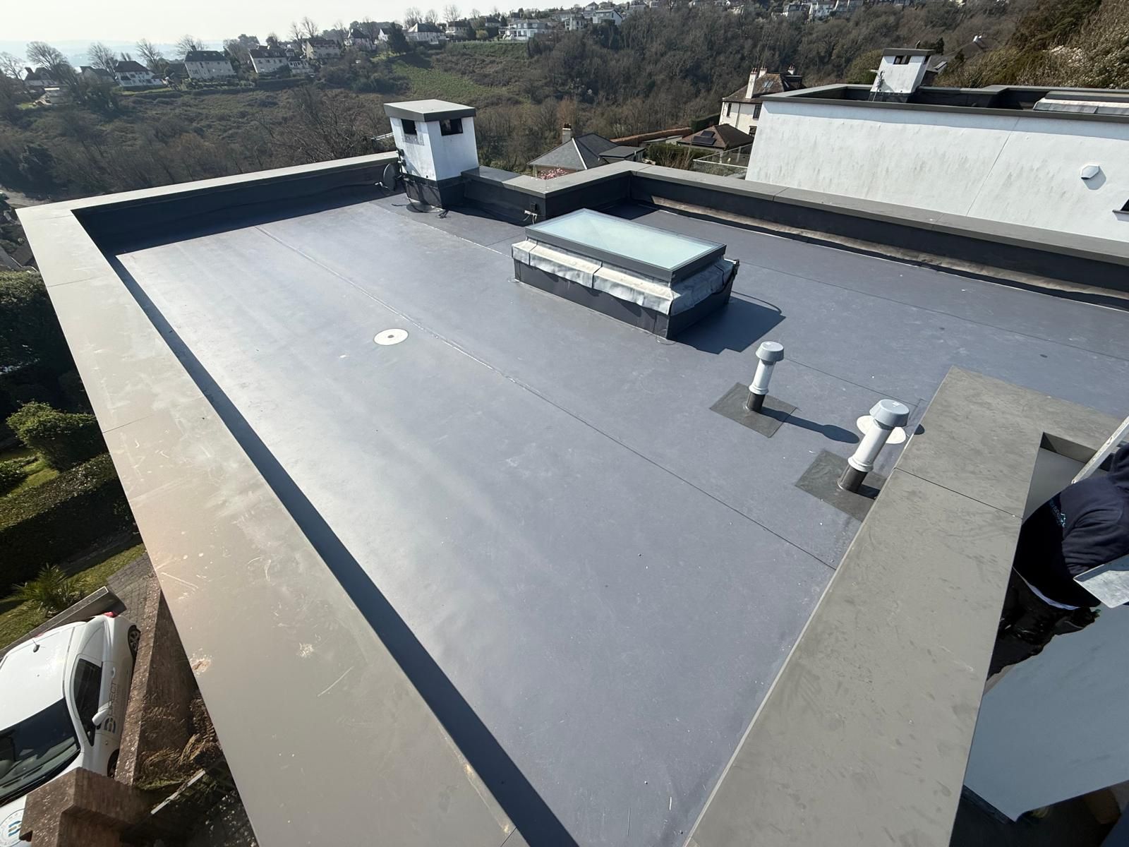 Energy-efficient flat roofing solutions in Devon