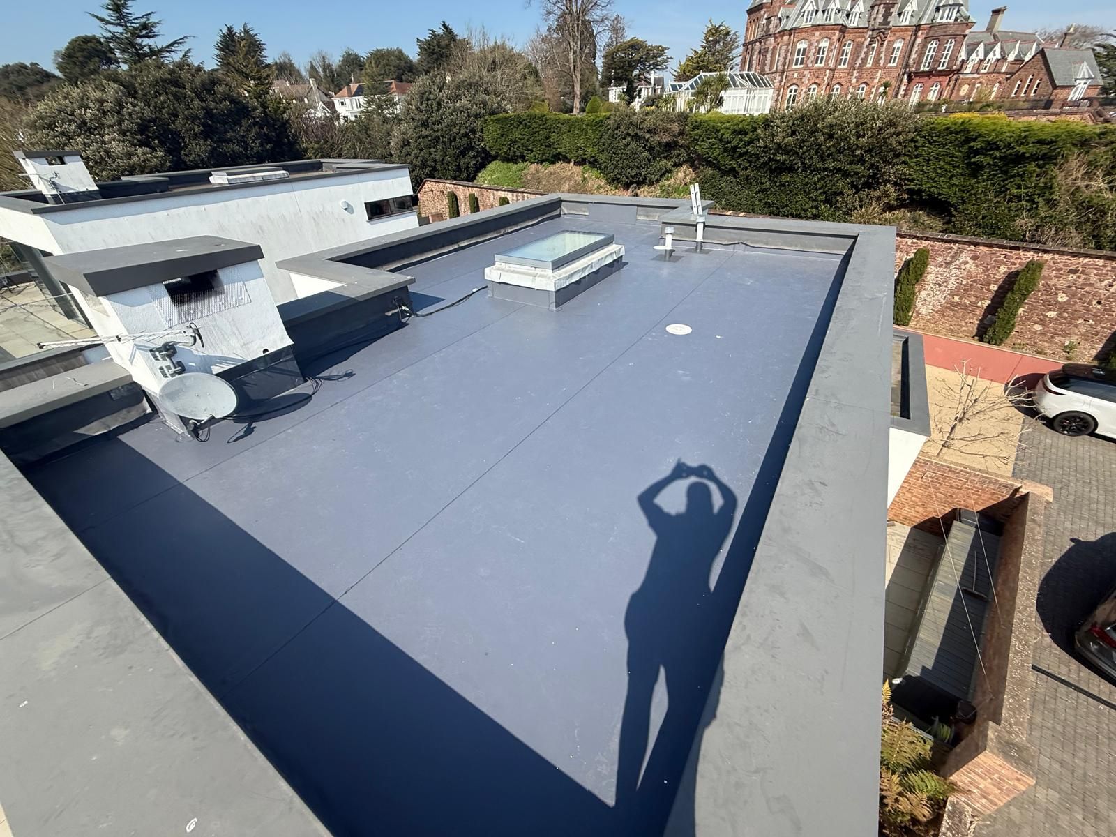 Flat roof refurbishment in Torbay