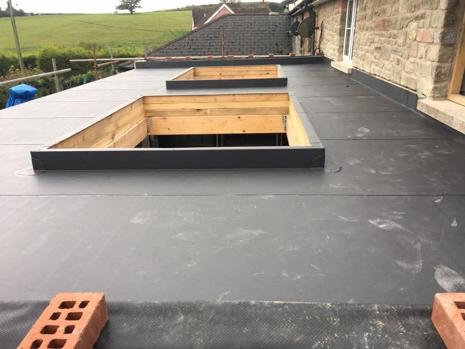 Flat roof refurbishment completed by South Hams roofing contractors