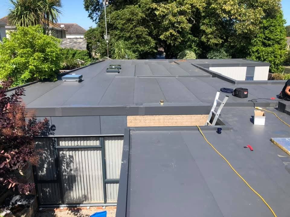 South Hams flat roof installation for extensions and garden rooms