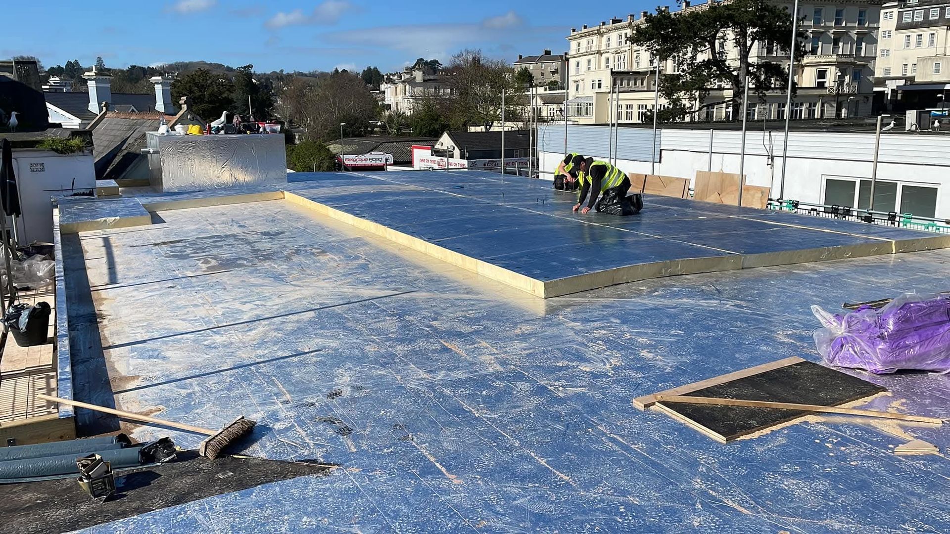 Flat roof maintenance and repair services in South Hams