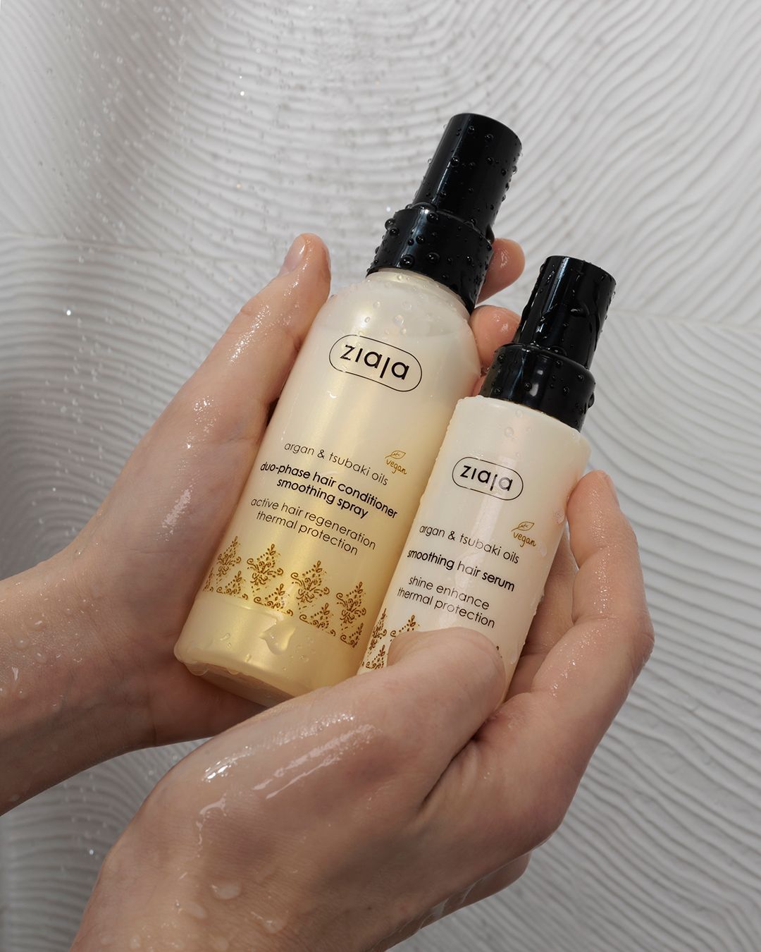 Ziaja Arganöl Haarpflegeprodukte mit 2 Fläschchen