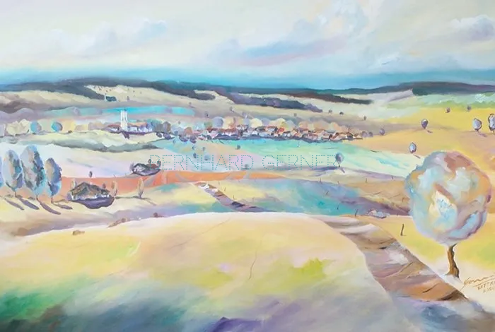 Bernhard Gerner, Leinwand, Öl, Rottal, Malerei