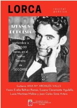 Recital Lorca Segorbe - septiembre 2019